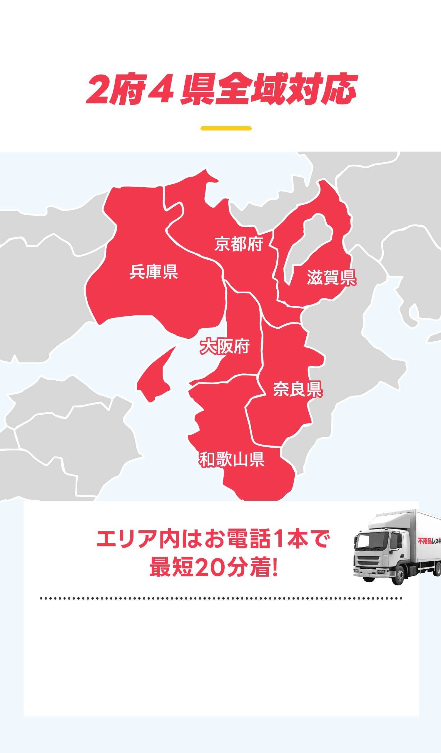 対応エリア/どこよりも早く駆けつけ